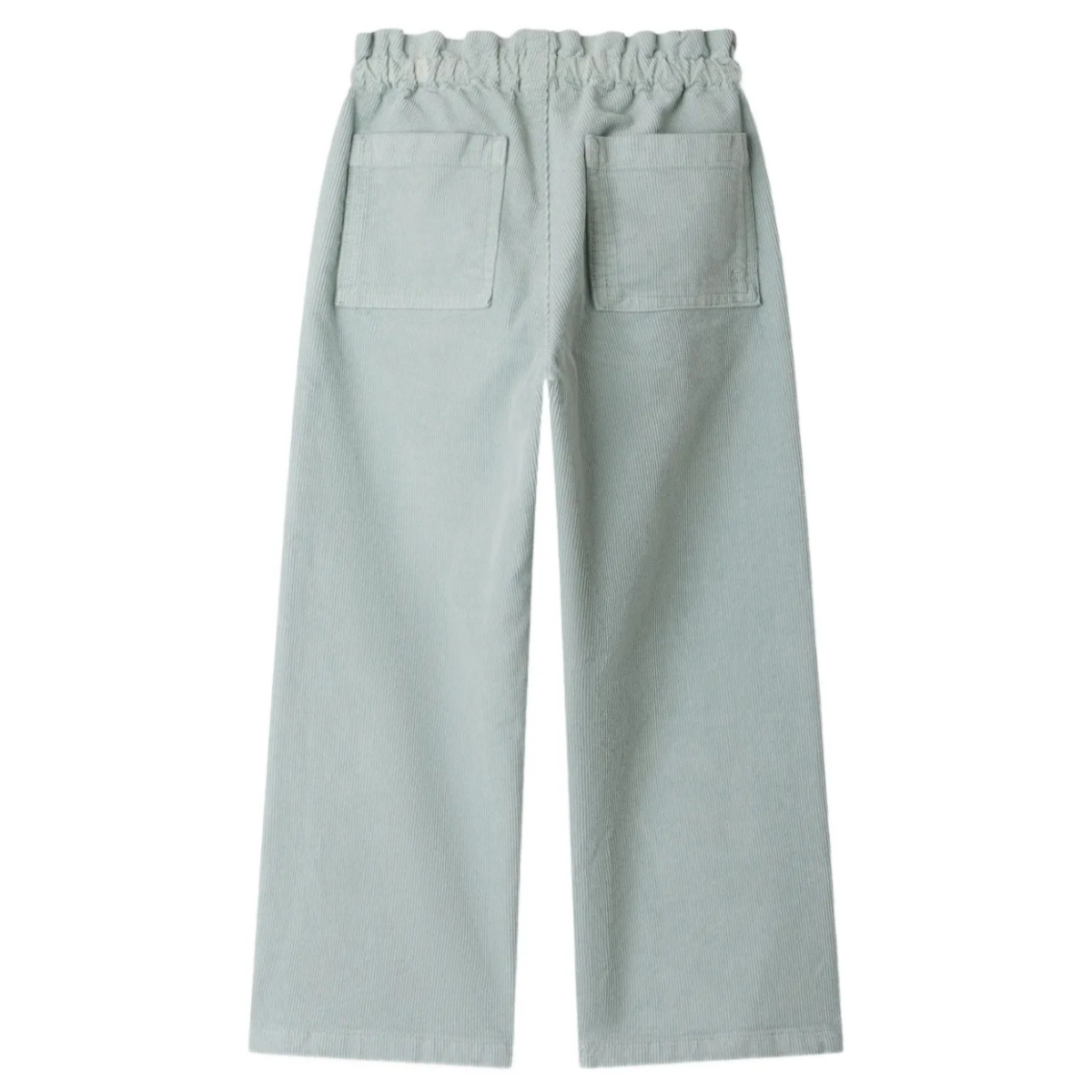 Light Green Trousers With Elasticated Waist