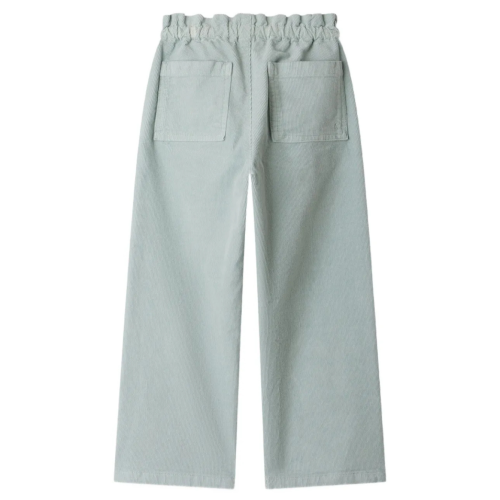 Light Green Trousers With Elasticated Waist