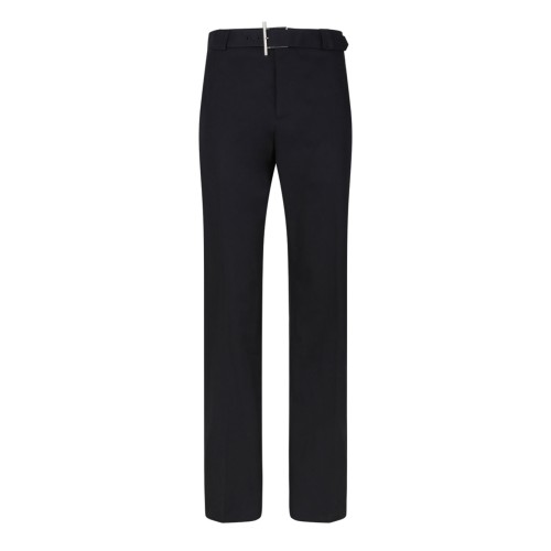 Black T-Bar Belted Pants