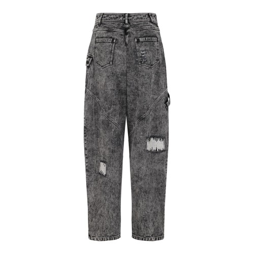 Dark Grey Denim Jeans