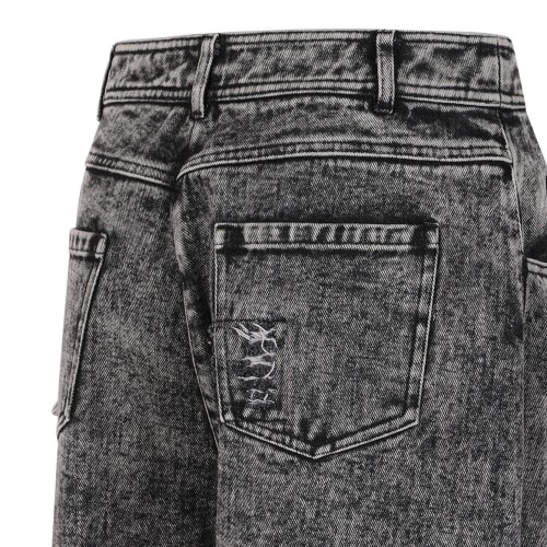 Dark Grey Denim Jeans