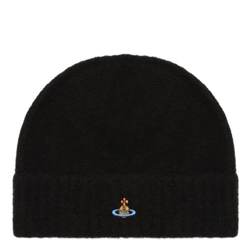 Black Fluffy Beanie