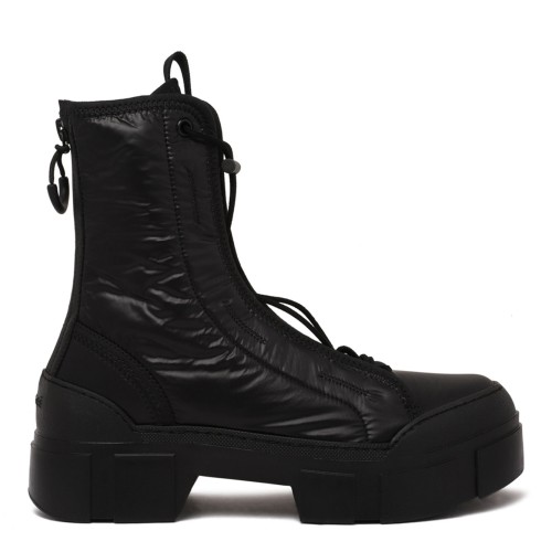 Black Roccia Combat Boots
