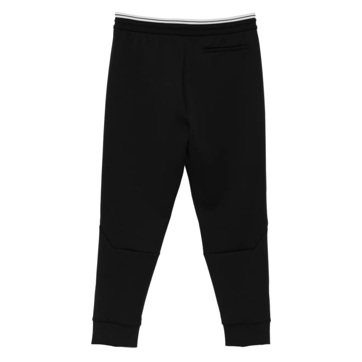 Black Sweatpants With Embossed Logo