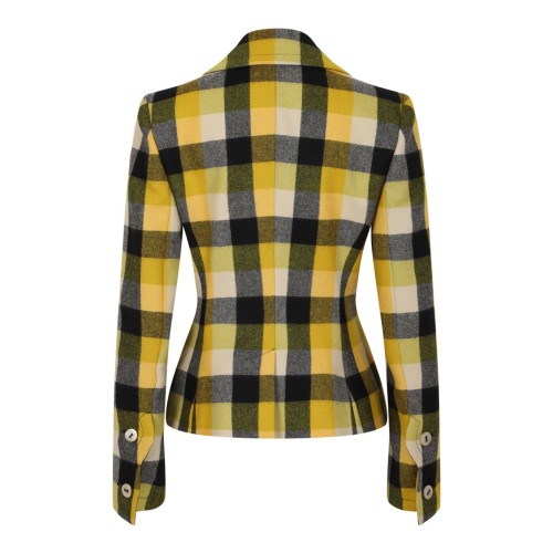 Yellow Georgia Blazer Jackets