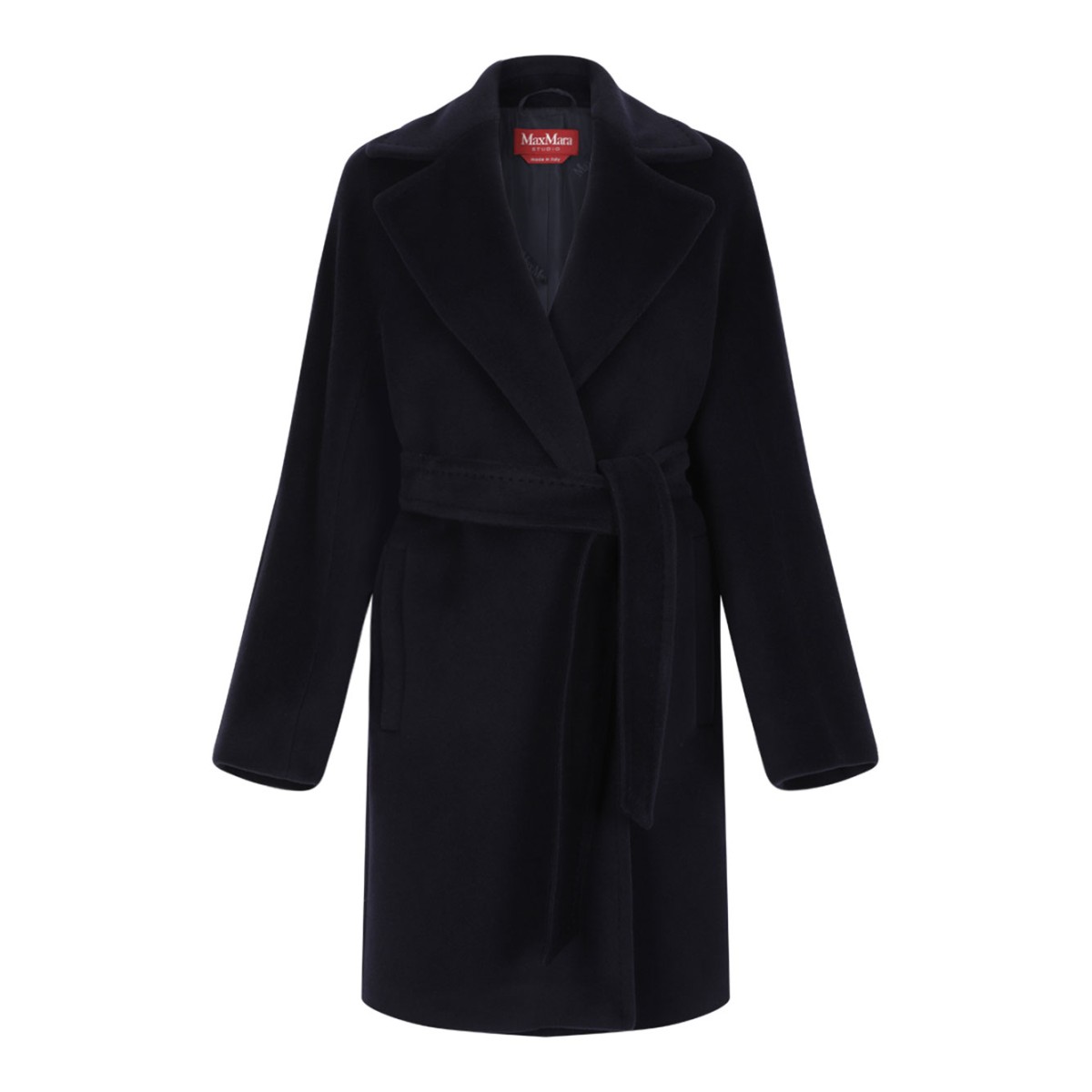 Blue Beaver Wool Dressing Gown Coat