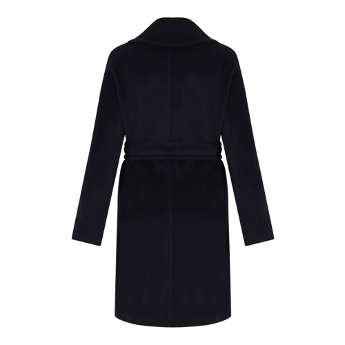 Blue Beaver Wool Dressing Gown Coat