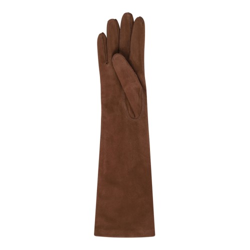 Light Brown Long Suede Nappa Gloves