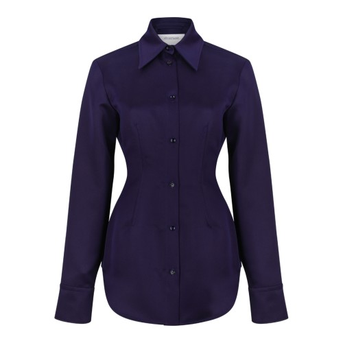 Dark Purple Fitted Shirt
