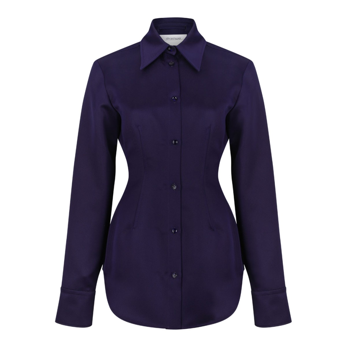Dark Purple Fitted Shirt