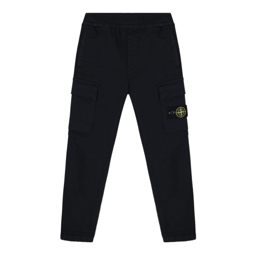 Black Logo Badge Trousers