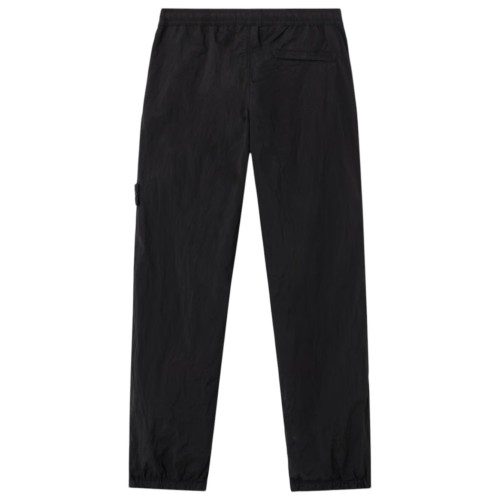 Black Loose Fit Jogger Trousers With Pockets And Mesh Lining