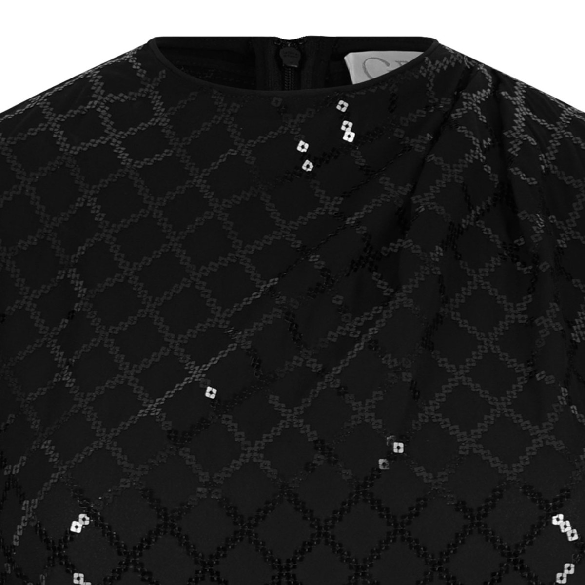 Black Mini Sequin Dress