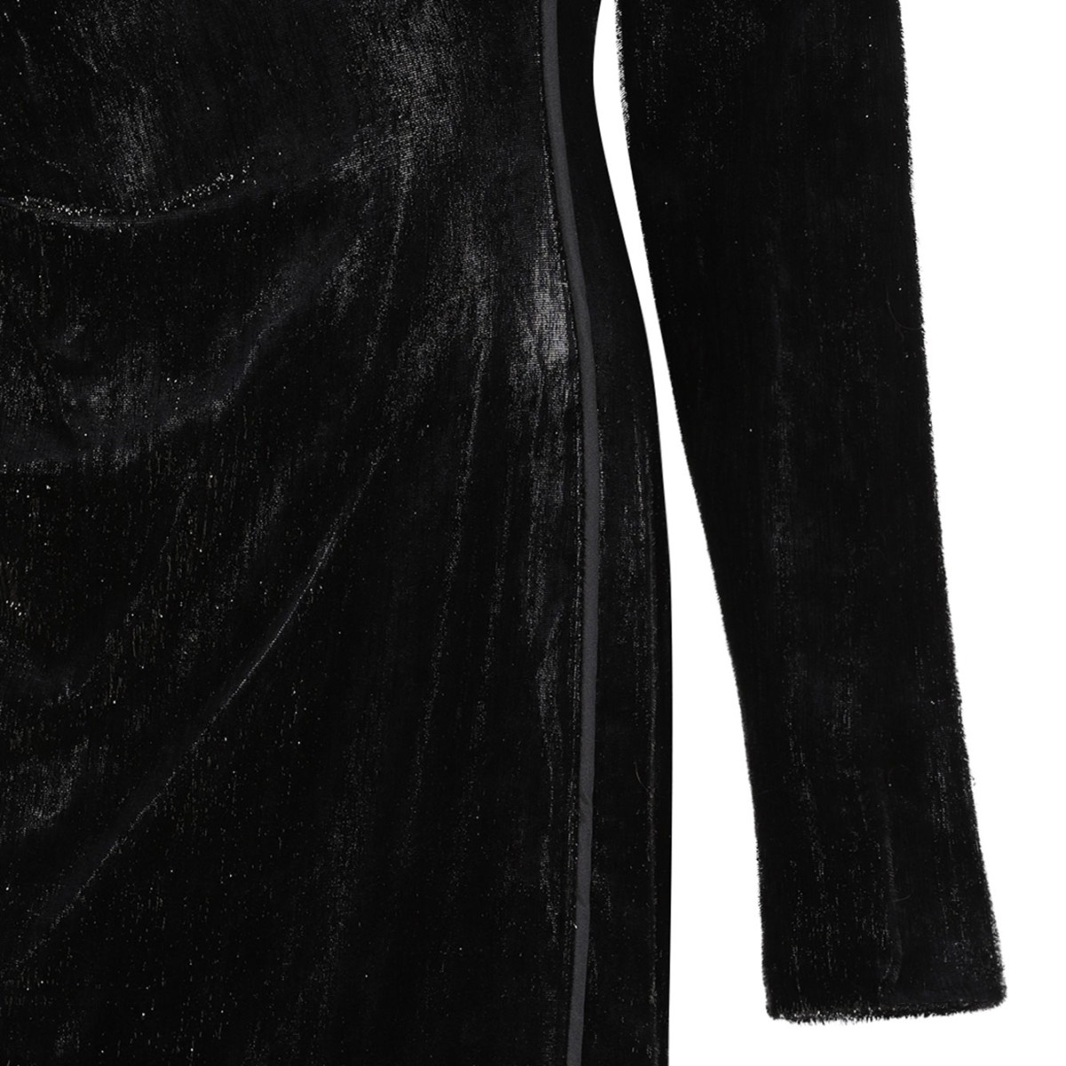 Black Velvet Qipao Long Dress