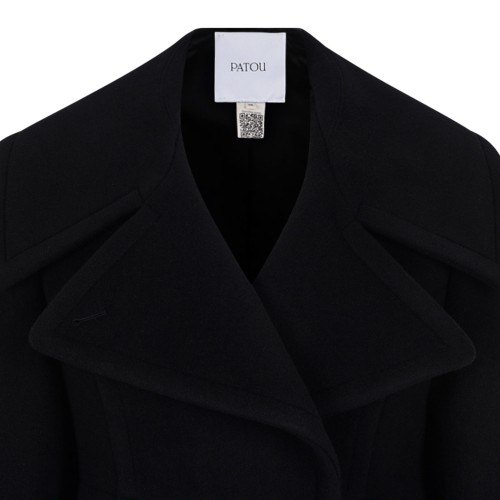 Black Double-Breasted Jacket