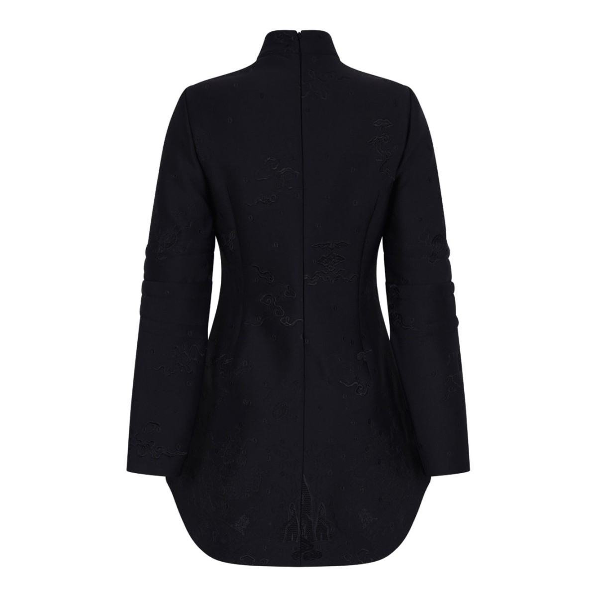 Dark Blue Chinese Jacket With Details