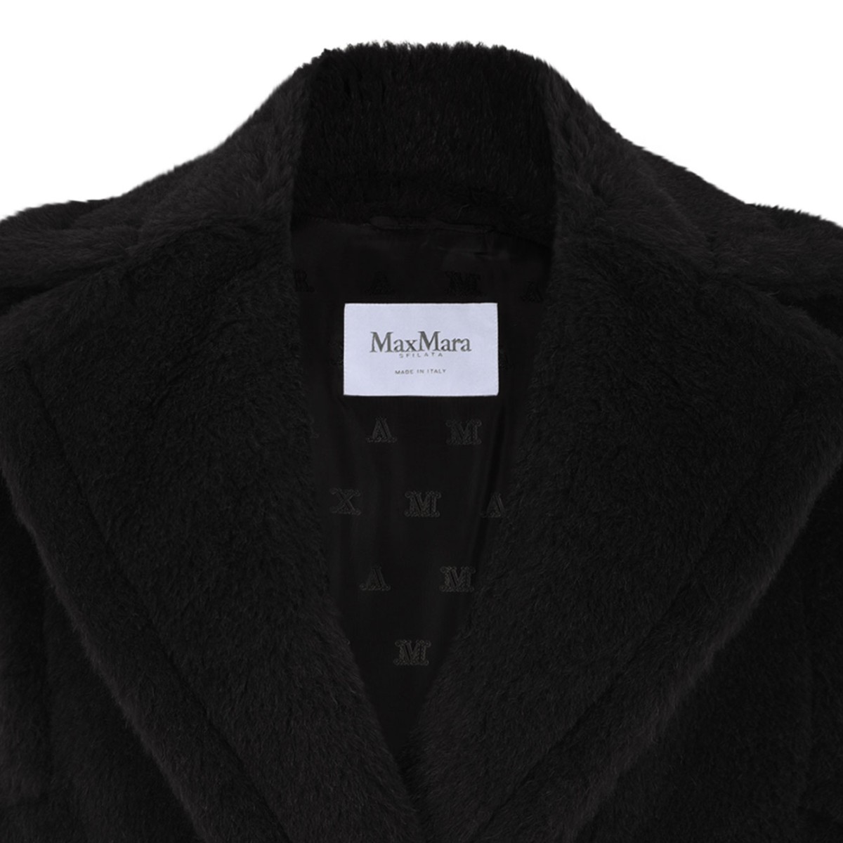 Black Alpaca Wool Teddy Vest