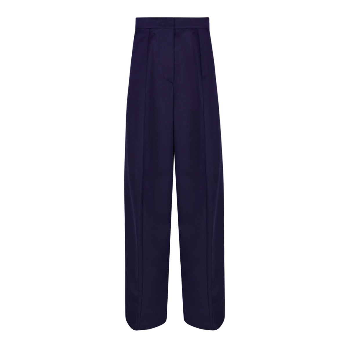 Dark Purple Oversized Low-Waisted Trousers