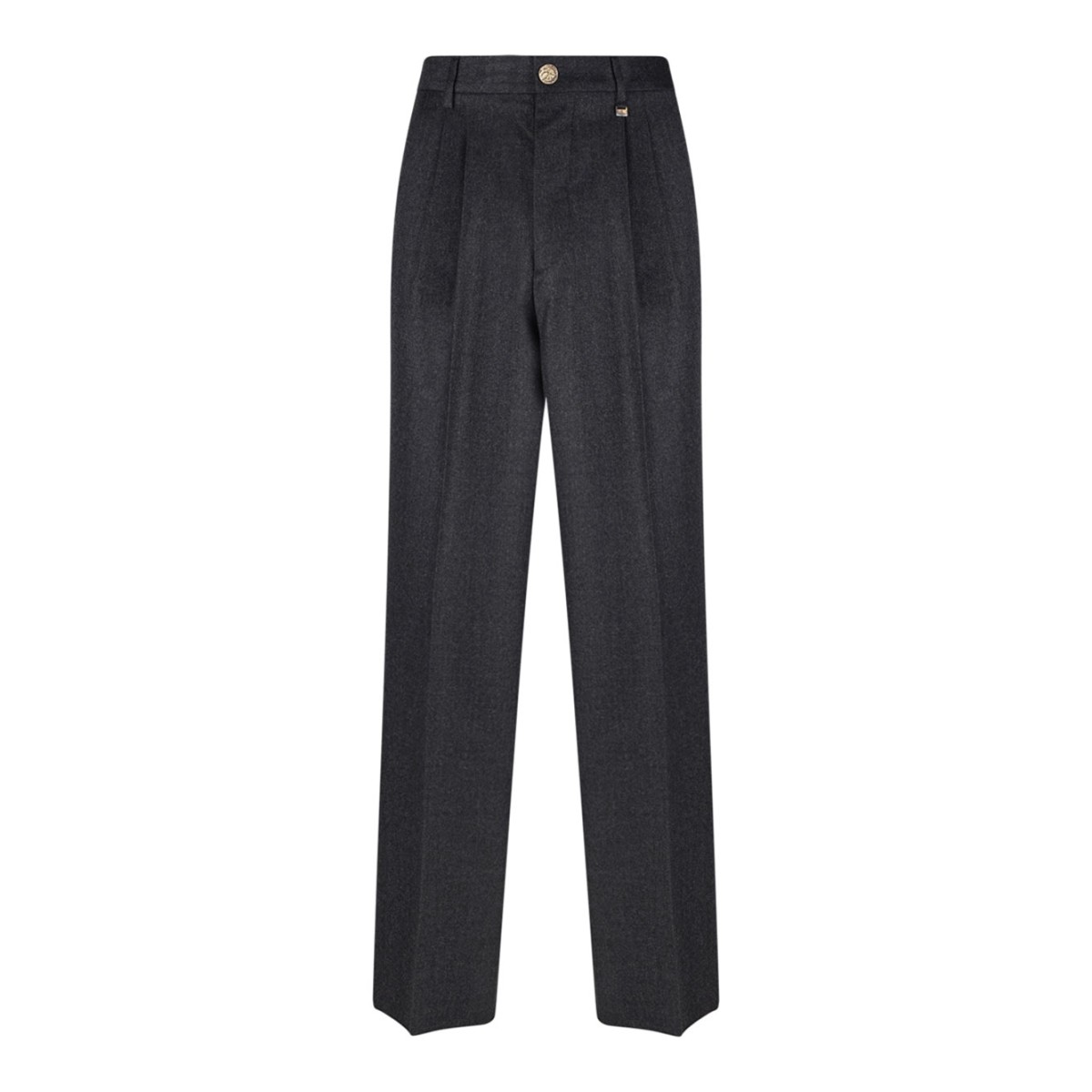 Black Wool Blend Rafael Trousers