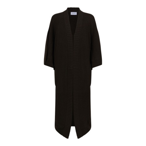 Moss Green Long Dressing Gown Cardigan