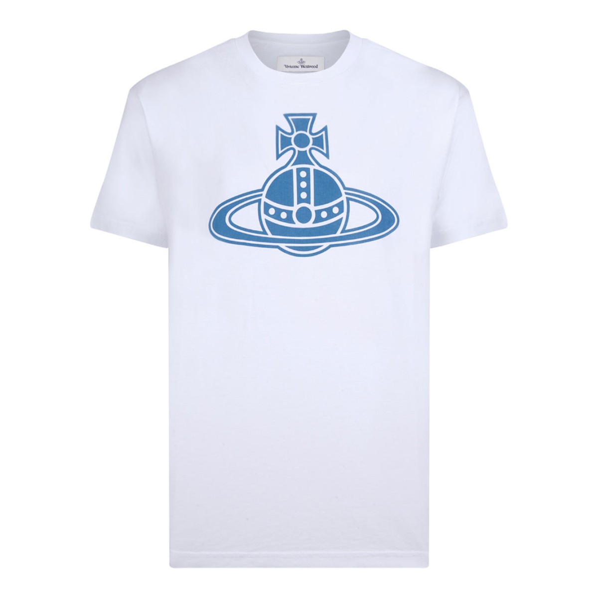 White Logo Print T-Shirt