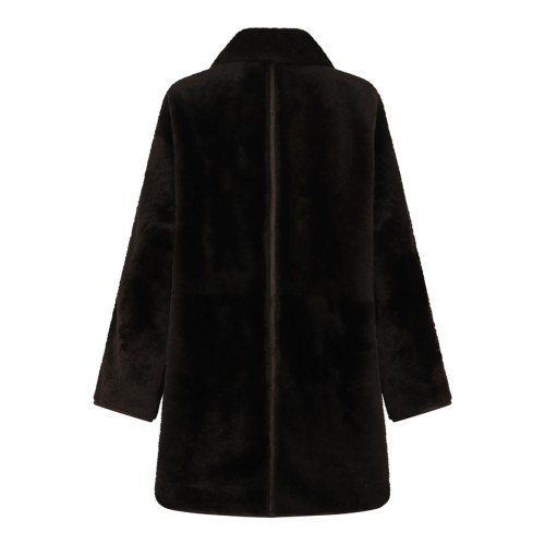 Brown Reversible Sheepskin Coat 2
