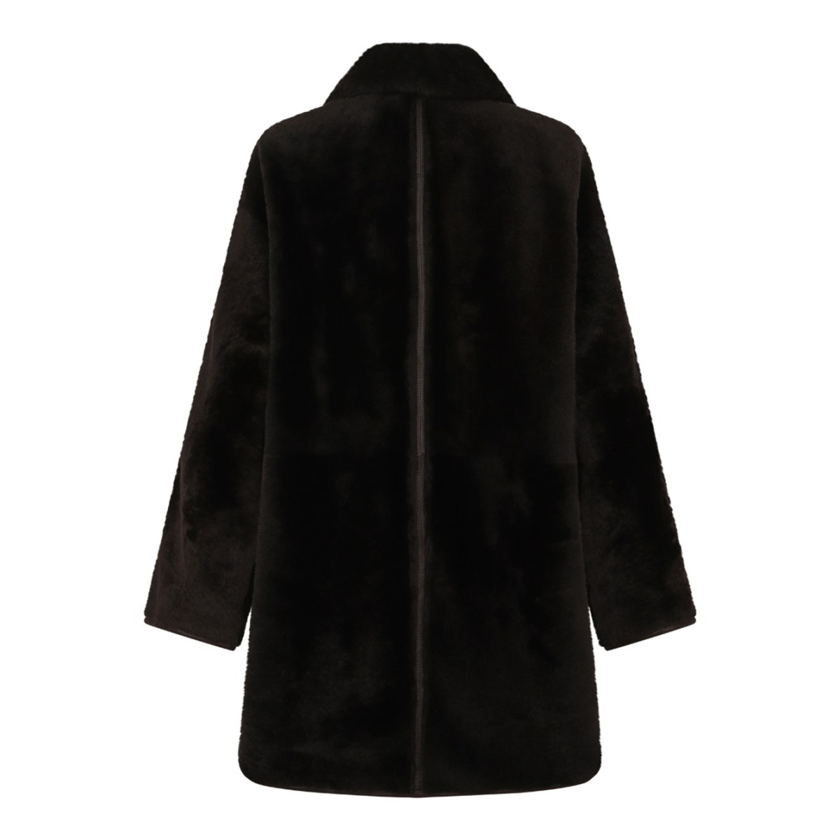Brown Reversible Sheepskin Coat