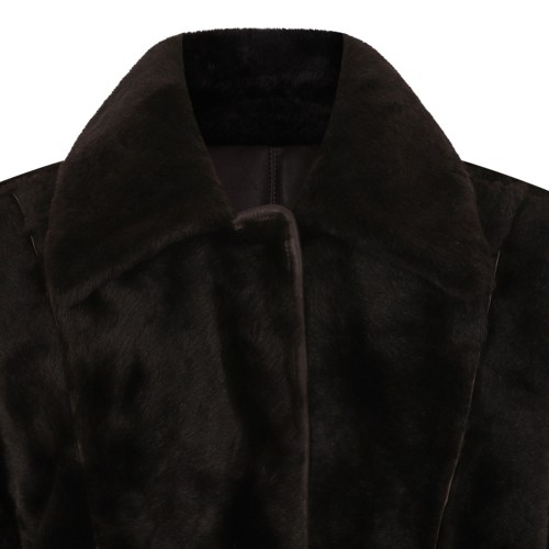 Brown Reversible Sheepskin Coat