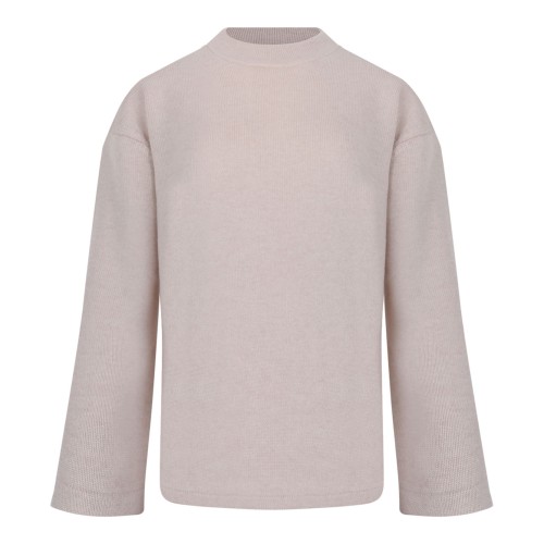 Beige Wool Blend Sweater