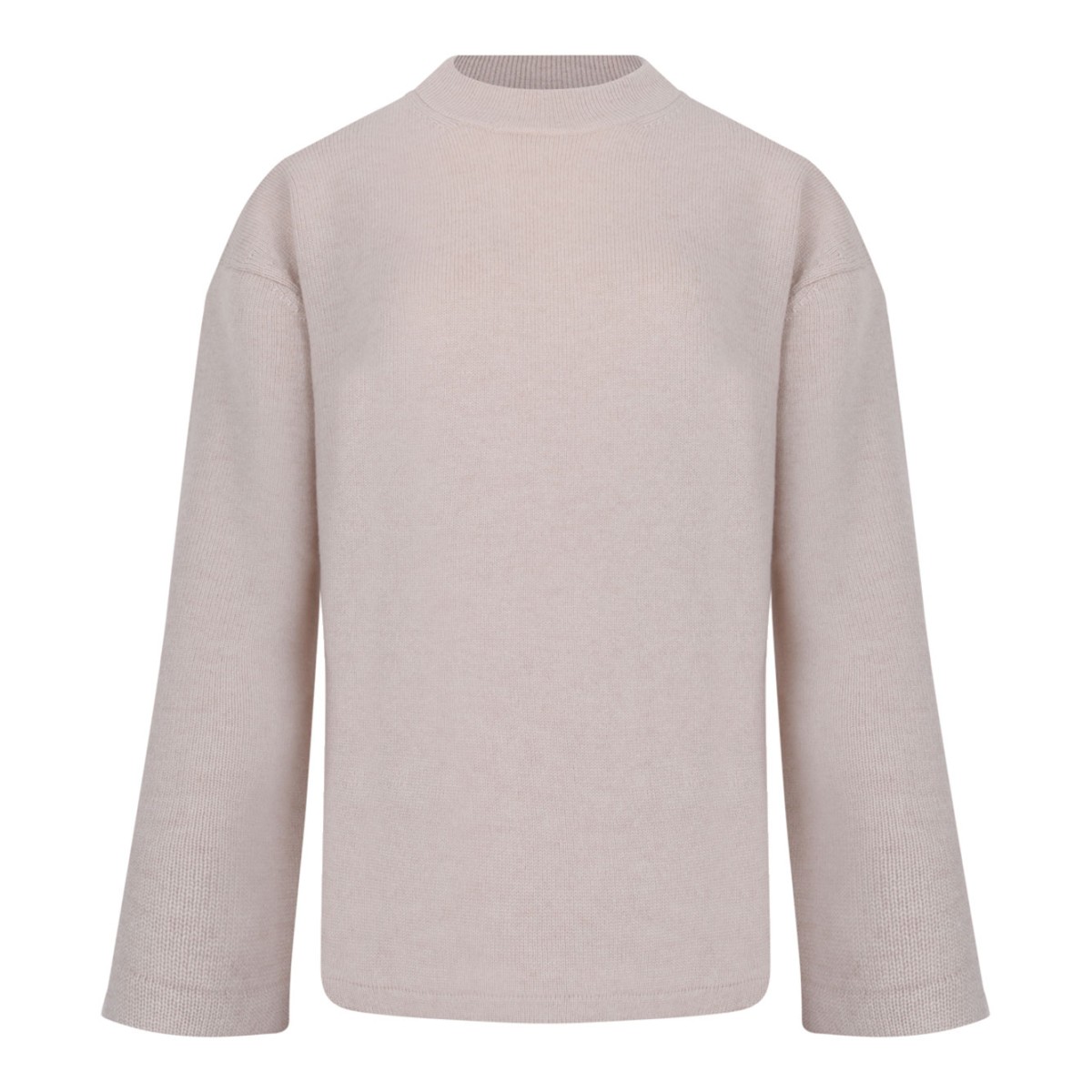 Beige Wool Blend Sweater