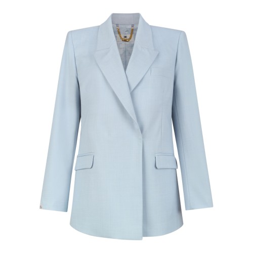 Light Blue Suit With Belt
