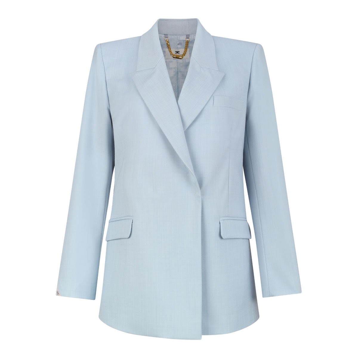 Light Blue Suit With Belt