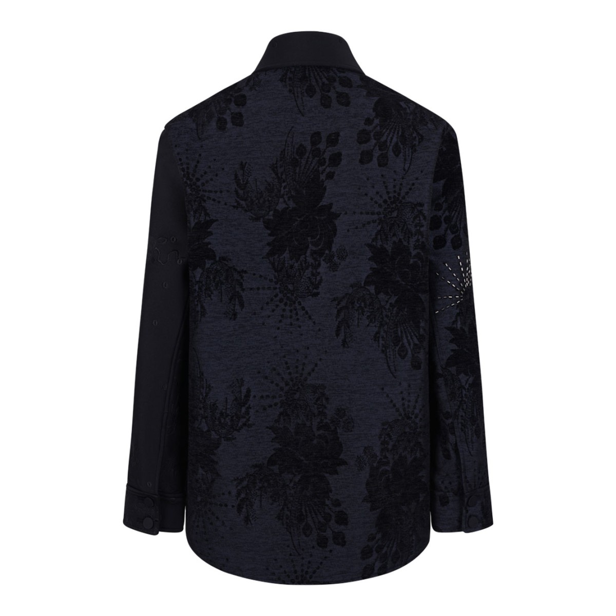 Dark Blue Patchwork Jacket 