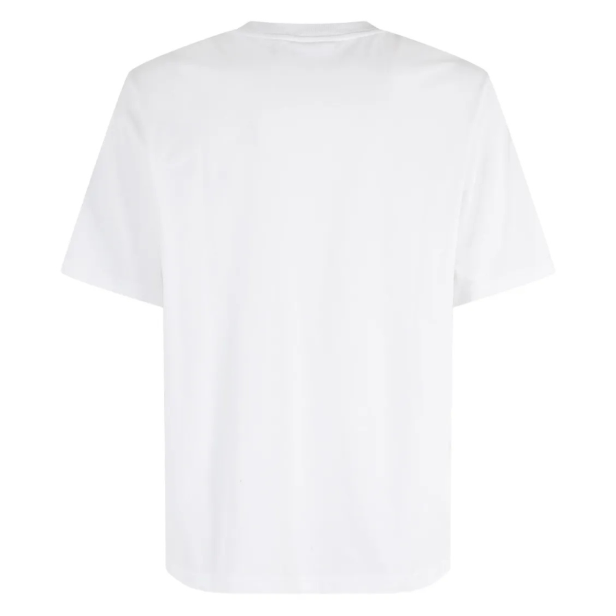 White Logo Print T-Shirt