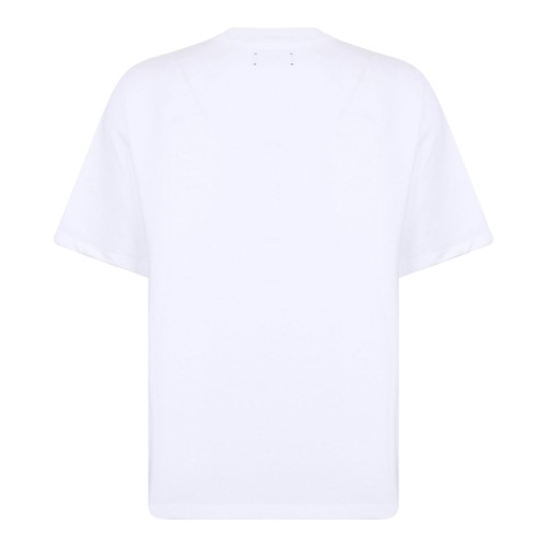 White Script Crew-Neck Short-Sleeve T-Shirt