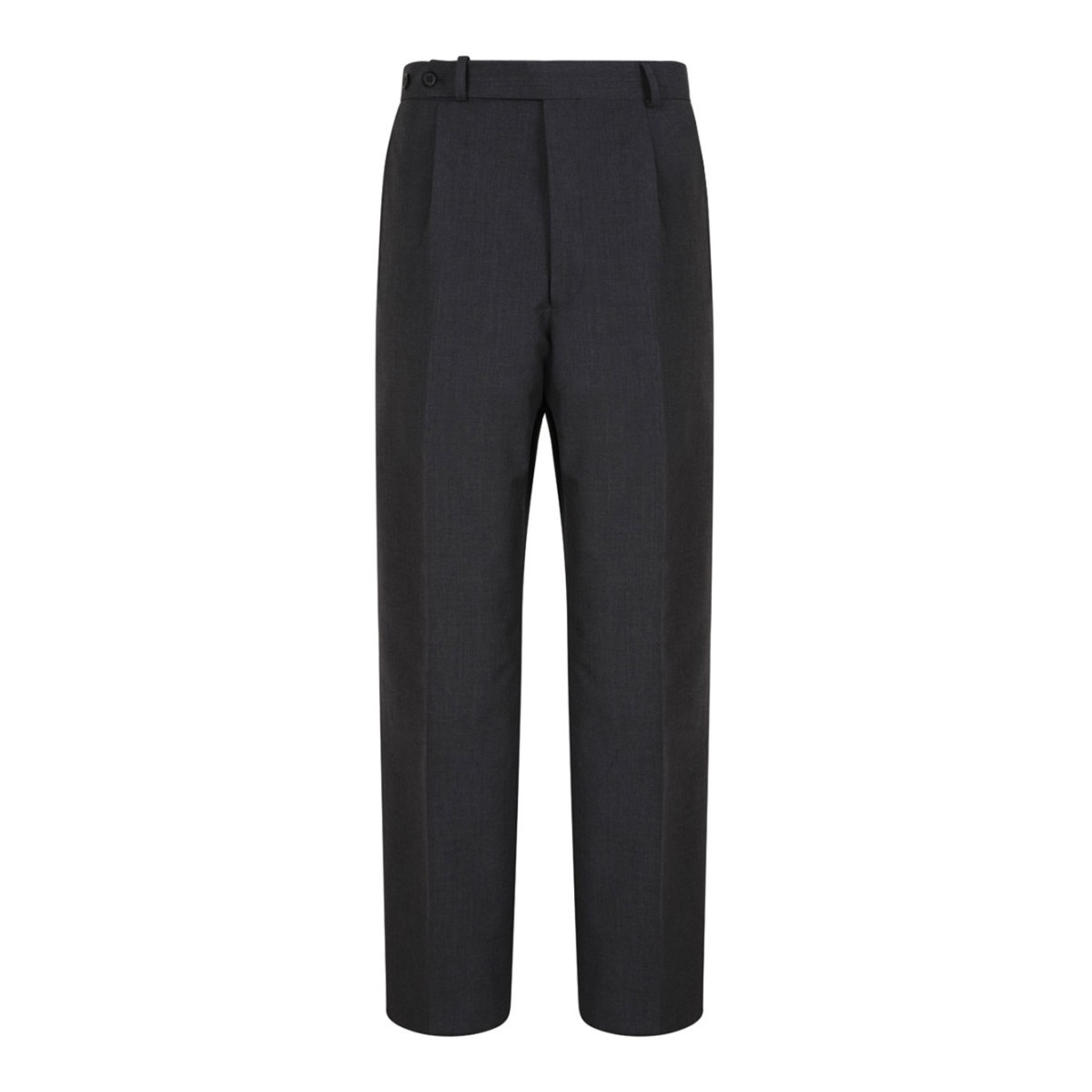 Charcoal Wool Blend Pants