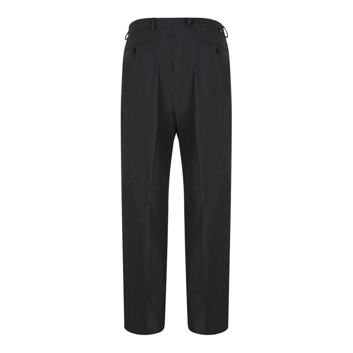Charcoal Wool Blend Pants