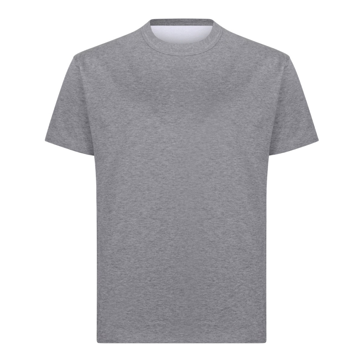 White and Grey Reversible Cotton T-Shirt
