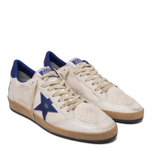Blue and White Ball Star Sneakers 2