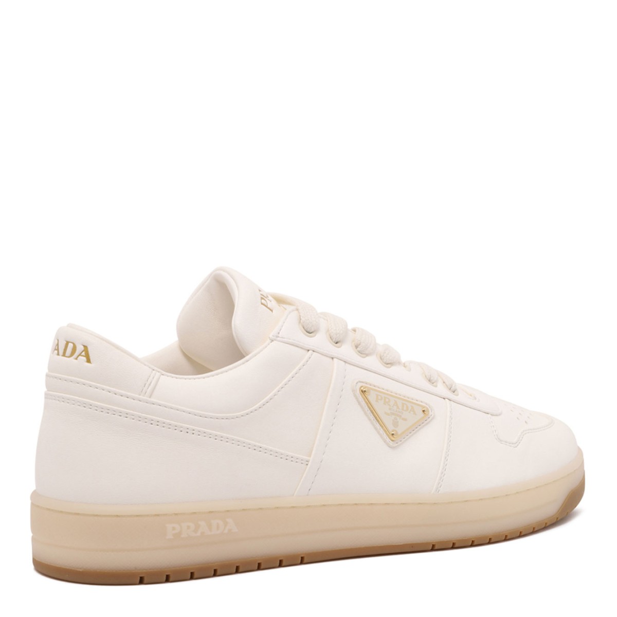 Ivory Downtown Nappa Sneakers