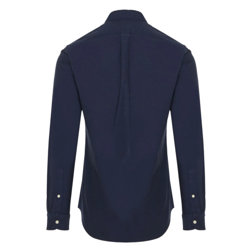 Navy Blue Cotton Shirt