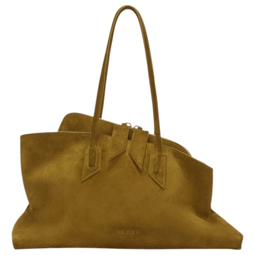 Khaki Top Handle ''La Passeggiata Medium'' Bag
