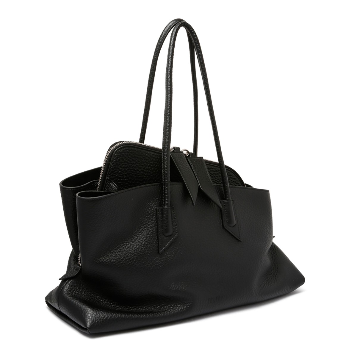 Black Top Handle ''La Passeggiata Medium'' Bag