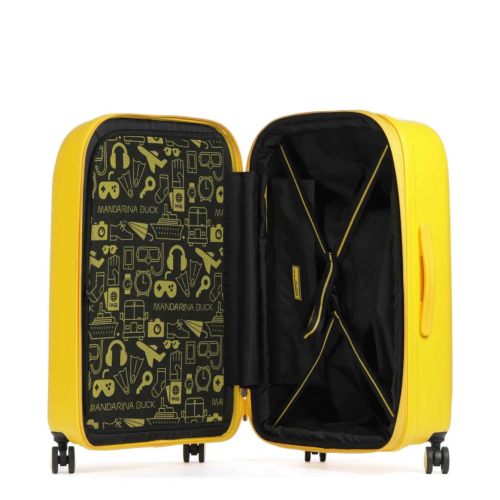 Yellow Logoduck Medium Expandable Trolley
