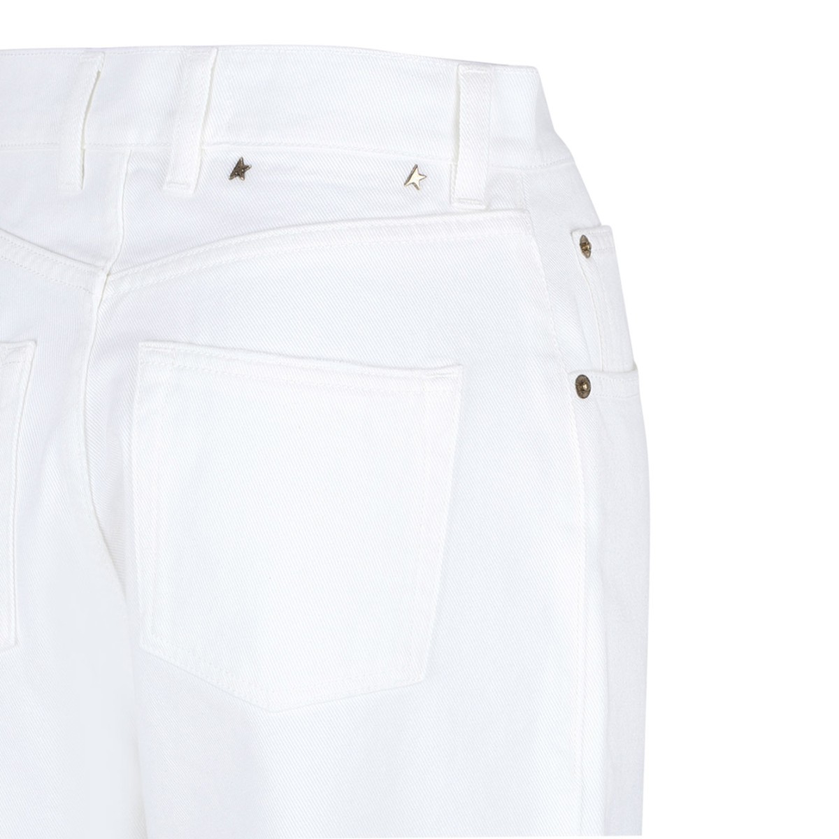 White Straight Leg Jeans