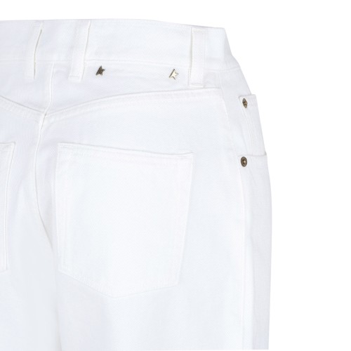 White Straight Leg Jeans