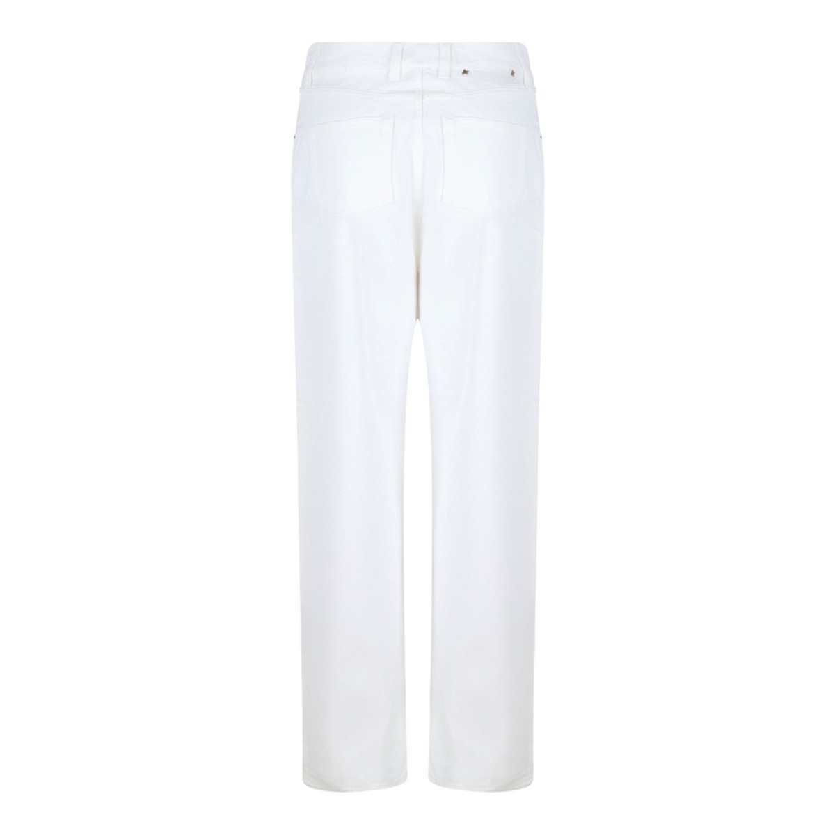 White Straight Leg Jeans