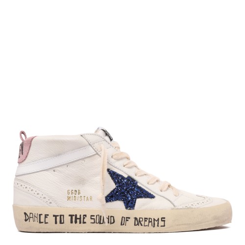 White Mid Star Sneakers