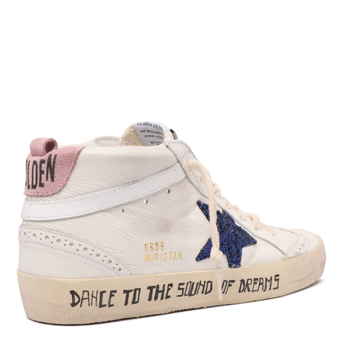 White Mid Star Sneakers