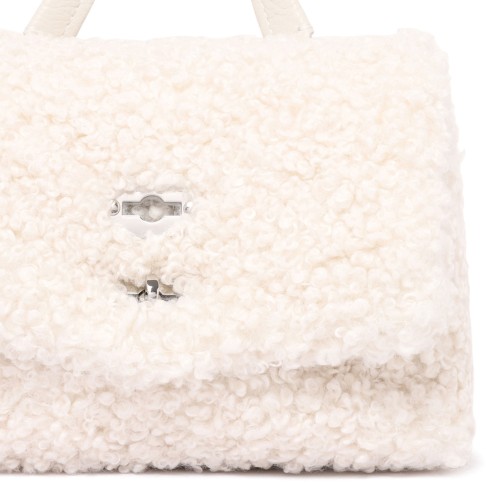 White Merinos Teddy Baby Postina Bag